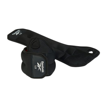 Reebok 1Lb Wrist Weight Fitness Weights in Black Color