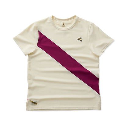 W VAN COTLANDT TEE | IVORY/RASP