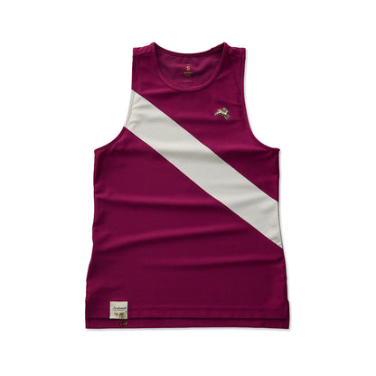 W VAN CORTLANDT SINGLET | RASPBERRY/