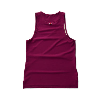 W VAN CORTLANDT SINGLET | RASPBERRY/