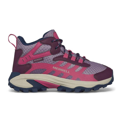 Merrell Moab Speed 2 Mid Wp Boots in Pink Color