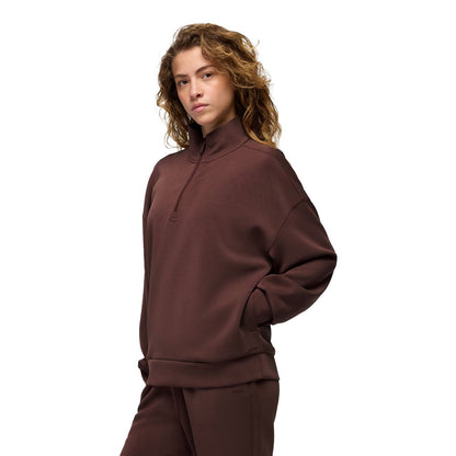W SHEA RELAX 1/2 ZIP | CACAO