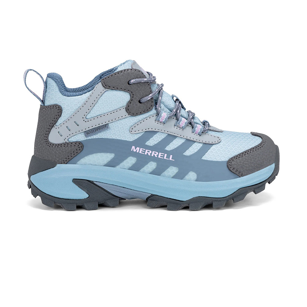 Merrell Moab Speed 2 Mid Boots in Grey Color
