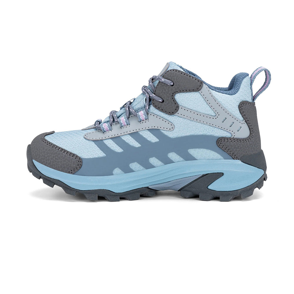 Merrell Moab Speed 2 Mid Boots in Grey Color