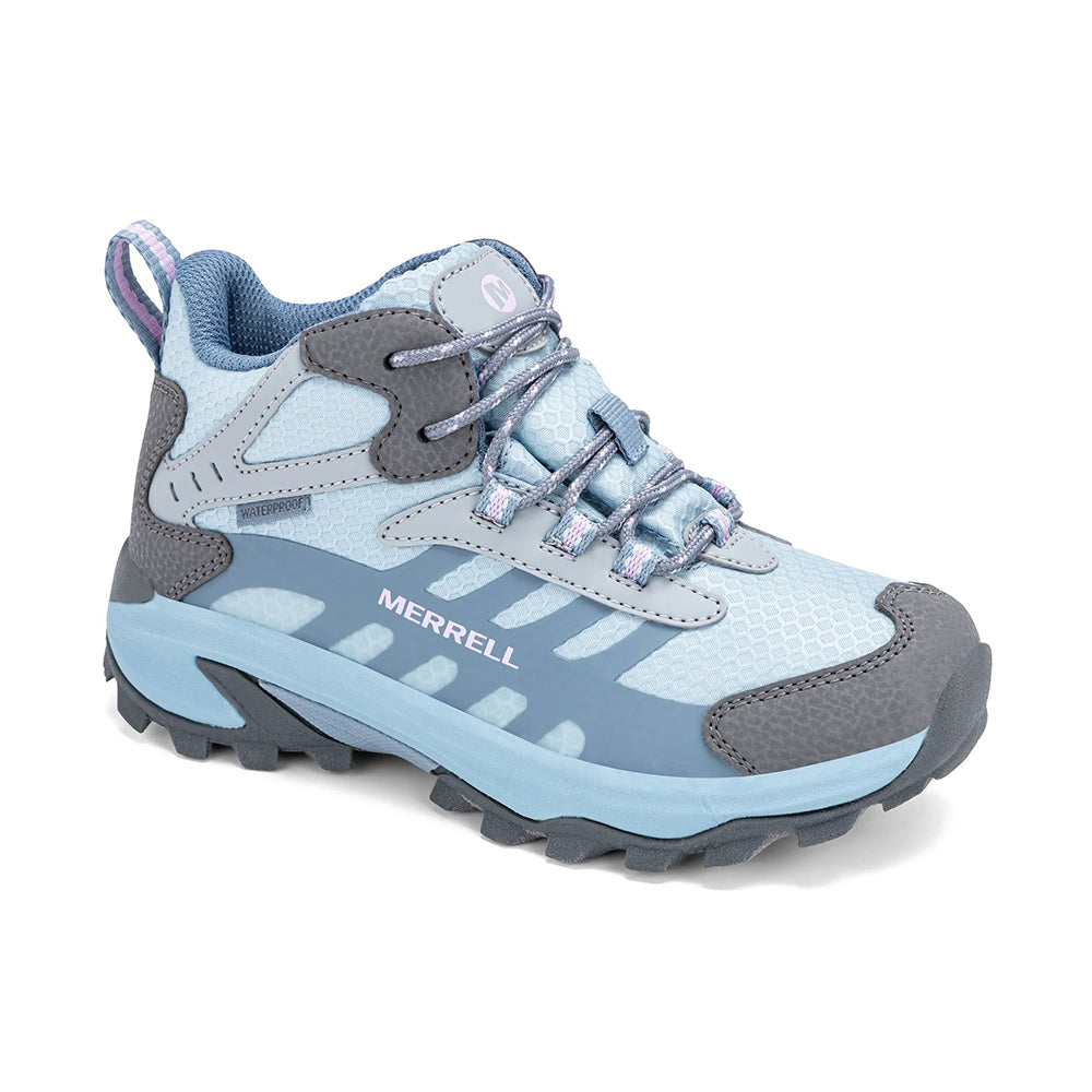 Merrell Moab Speed 2 Mid Boots in Grey Color