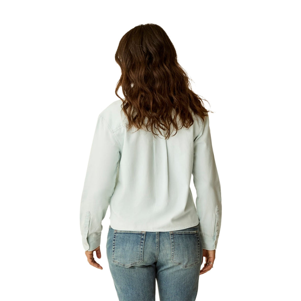 CLAIRE TWILL SHIRT | 489-LTINDI