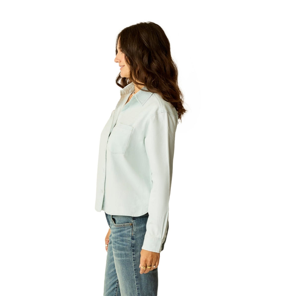 CLAIRE TWILL SHIRT | 489-LTINDI