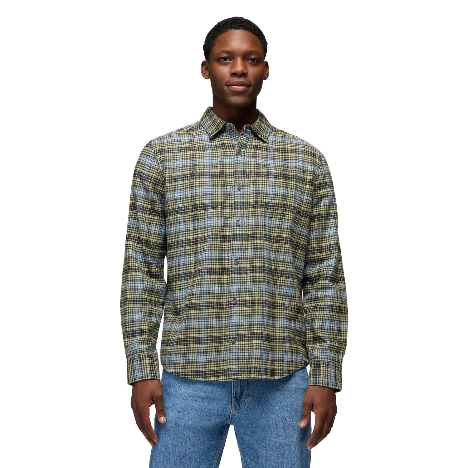 DOLBERG FLANNEL SHIRT | 001-BLKBLU