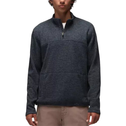 Prana M Two Harbors 1/4 Zip Tops in Blue Color