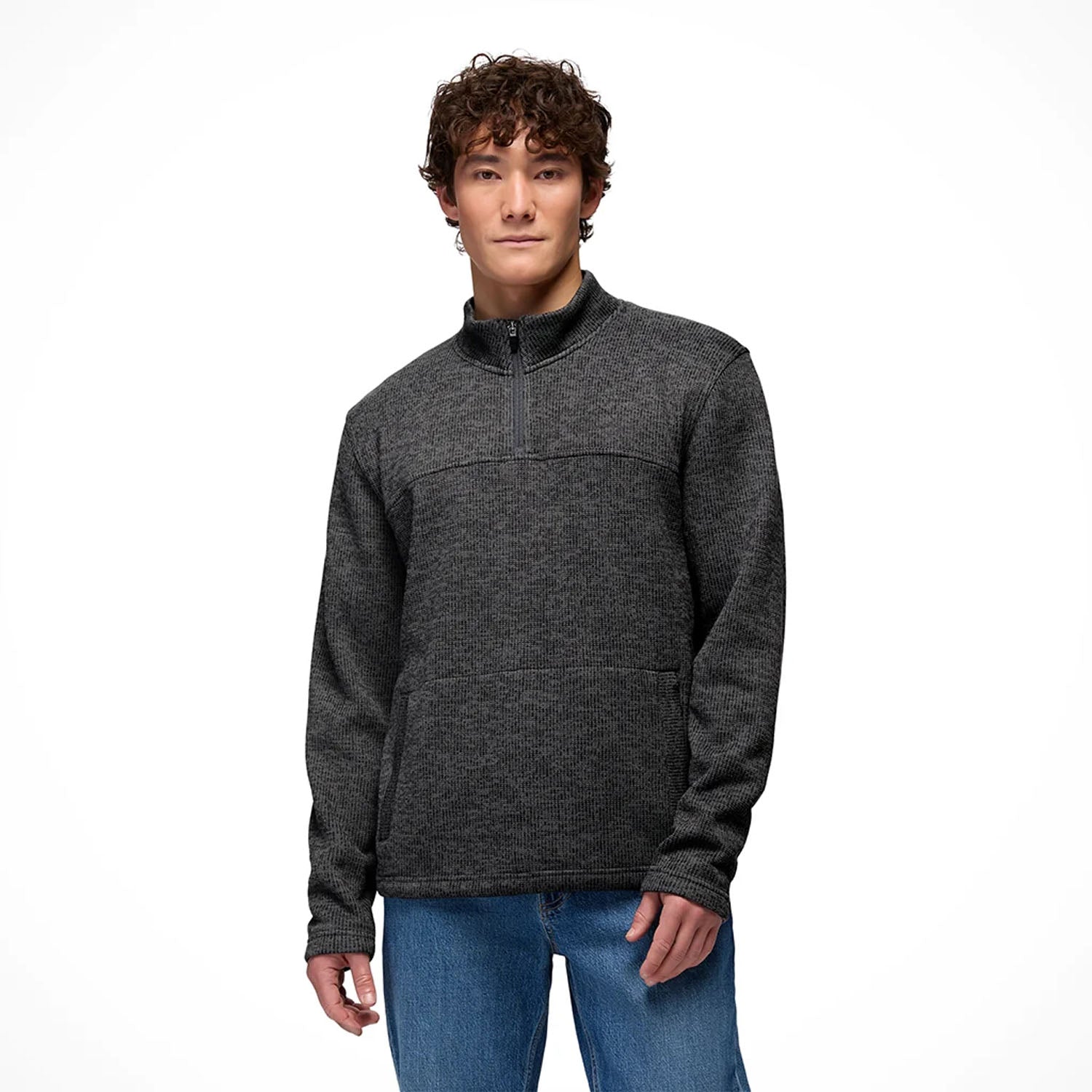M TWO HARBORS  1/4 ZIP | SHADOW HEA