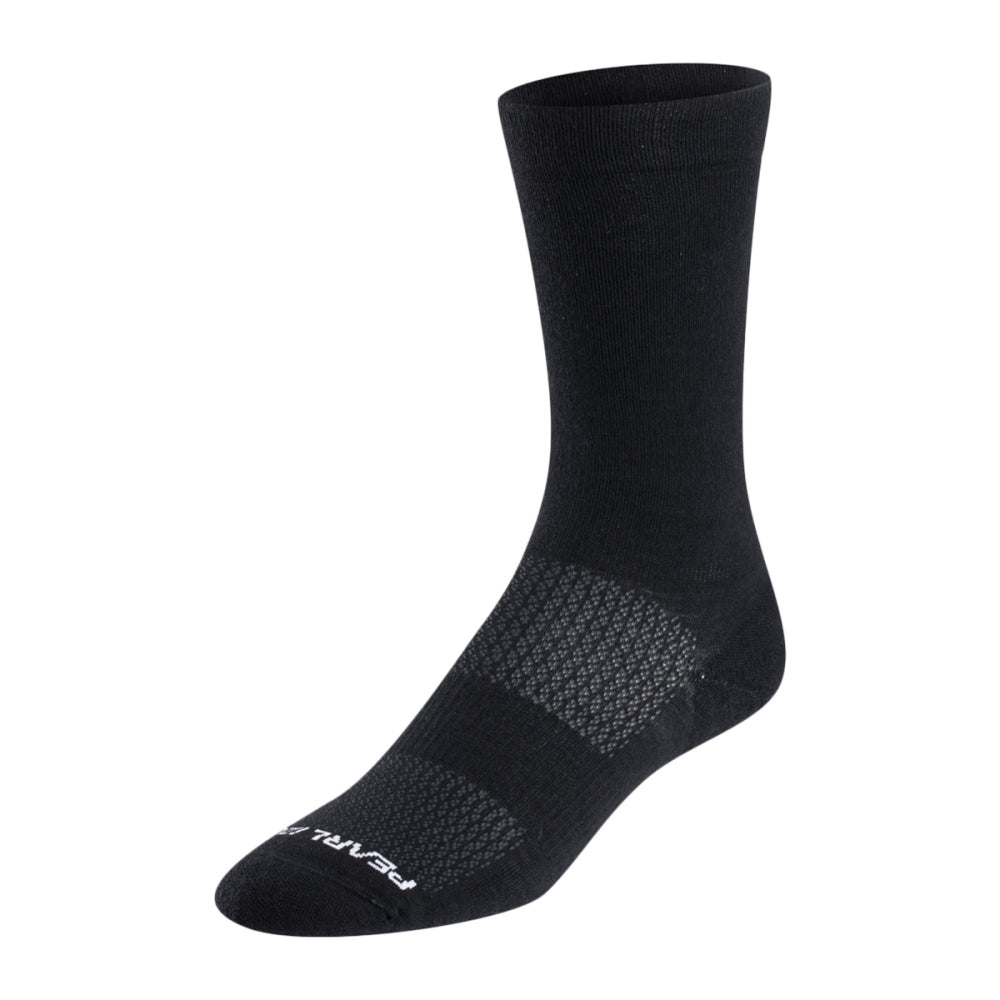 Pearl Izumi Merino Trail 7In Sock in Black Color