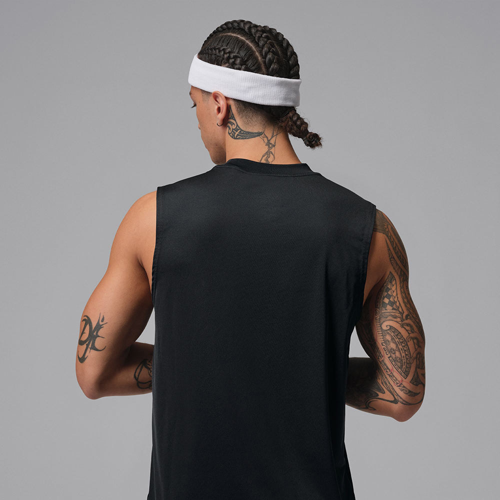 Jordan Mj Sport Slvls Tee Fan Apparel in Black Color