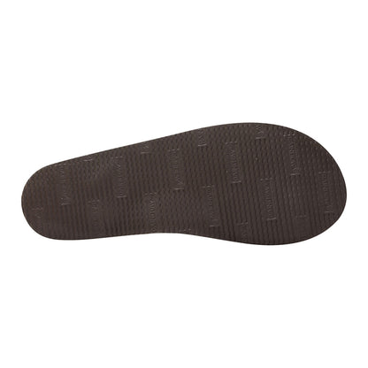 Rainbow Flirty Braidy Flip-Flops in Brown Color