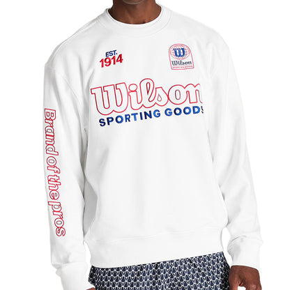 M PLAYSTATE CREW SWEATSH | WHITE/RED