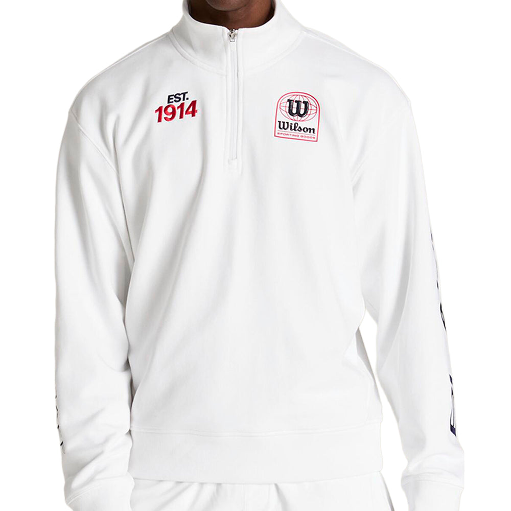 M PLAYSTATE QUARTER ZIP | WHITE/RED