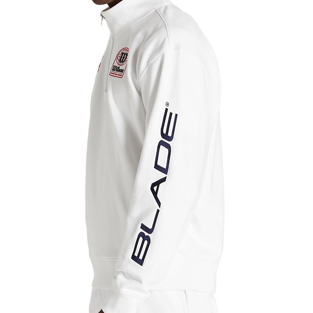 M PLAYSTATE QUARTER ZIP | WHITE/RED