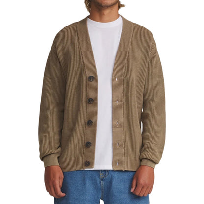 M GALLANT CARDIGAN SWEAT | LIGHT BROW