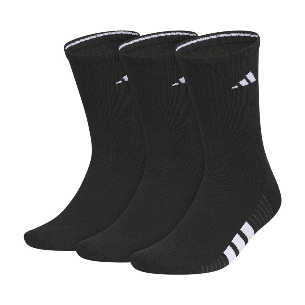 MN CUSH 4.0 3PK CREW | BLACK/WHT