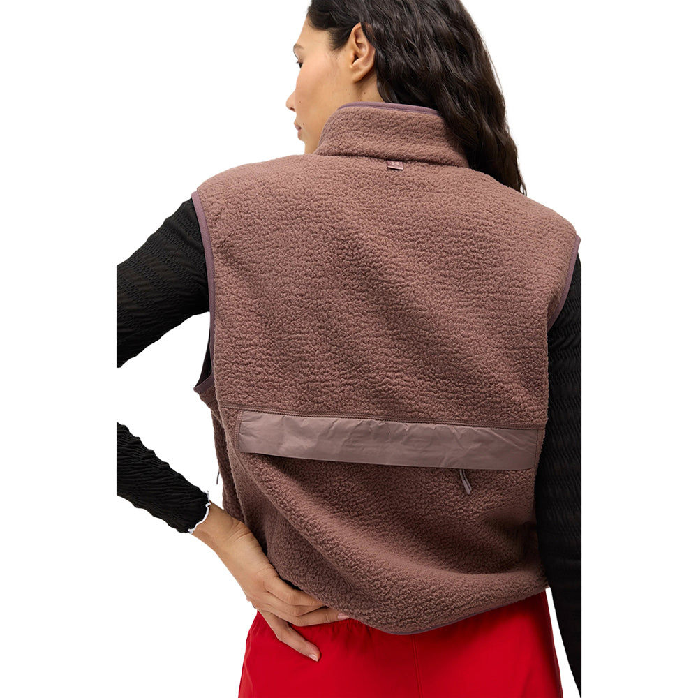 Halfdays Chappelle Vest Midlayer in Khaki Color