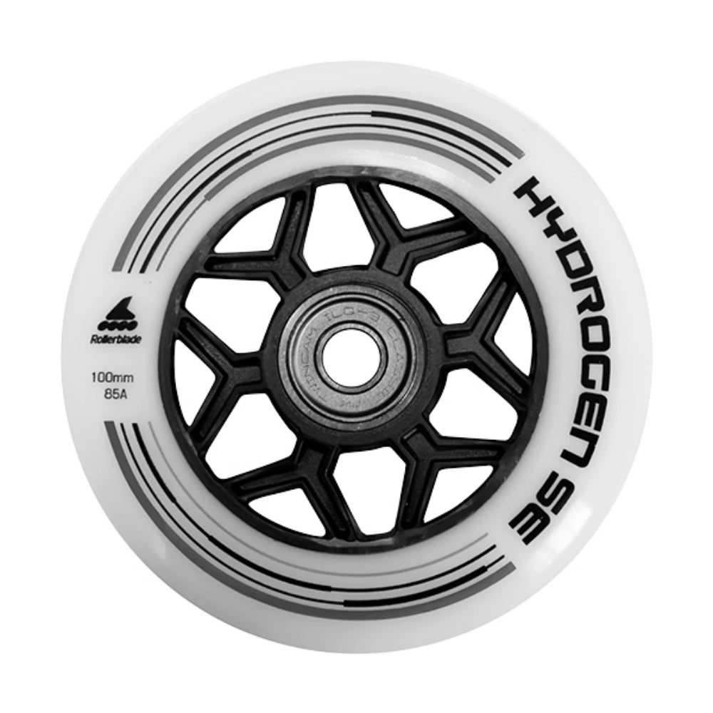 Rollerblade Hydrogen SE (8Pk) 100Mm Inline Skating Components in White Color