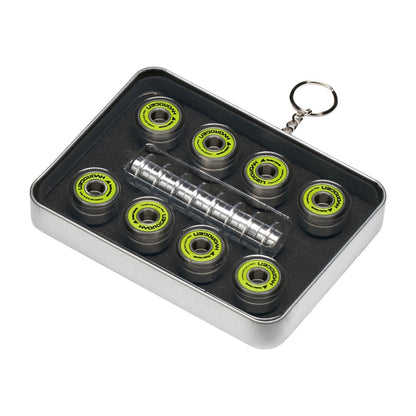 Rollerblade Hydrogen Ilq-9 Pro Brng Inline Skating Components in Green Color