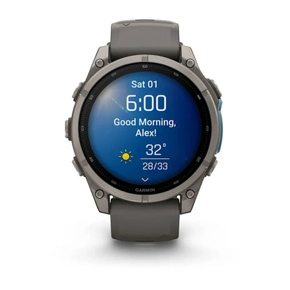 FENIX 9 47MM BARE TI | PBBL GREY