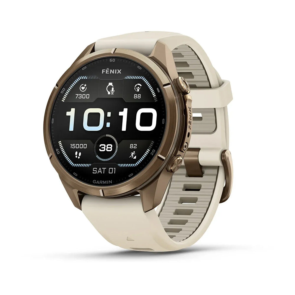 FENIX 9 PRO 43MM GOLD TI | CREAM/GREY