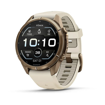 FENIX 9 PRO 43MM GOLD TI | CREAM/GREY