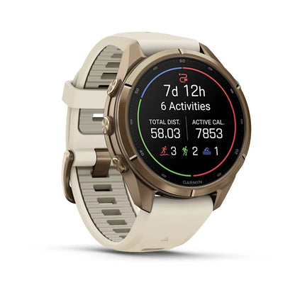 FENIX 9 PRO 43MM GOLD TI | CREAM/GREY