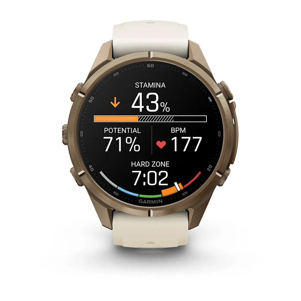 FENIX 9 PRO 43MM GOLD TI | CREAM/GREY