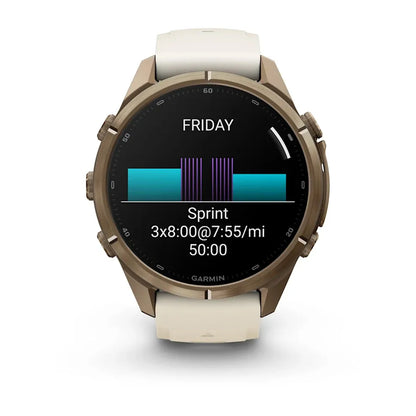 FENIX 9 PRO 43MM GOLD TI | CREAM/GREY