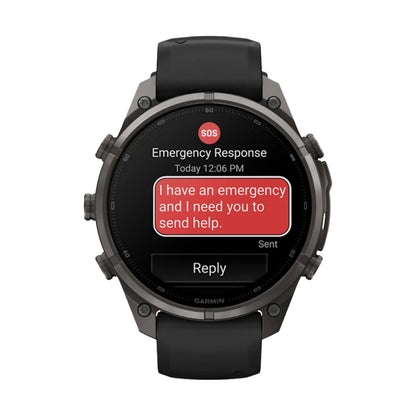 Garmin Fenix 9 Pro 47Mm Inr Cbn Smart Watches in Black Color