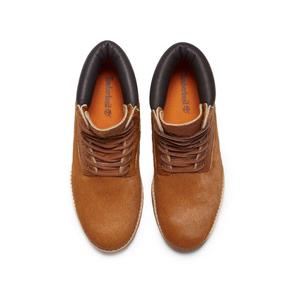 6 INCH LACE UP BOOT-STAC | MED BROWN