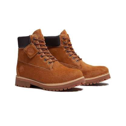 6 INCH LACE UP BOOT-STAC | MED BROWN