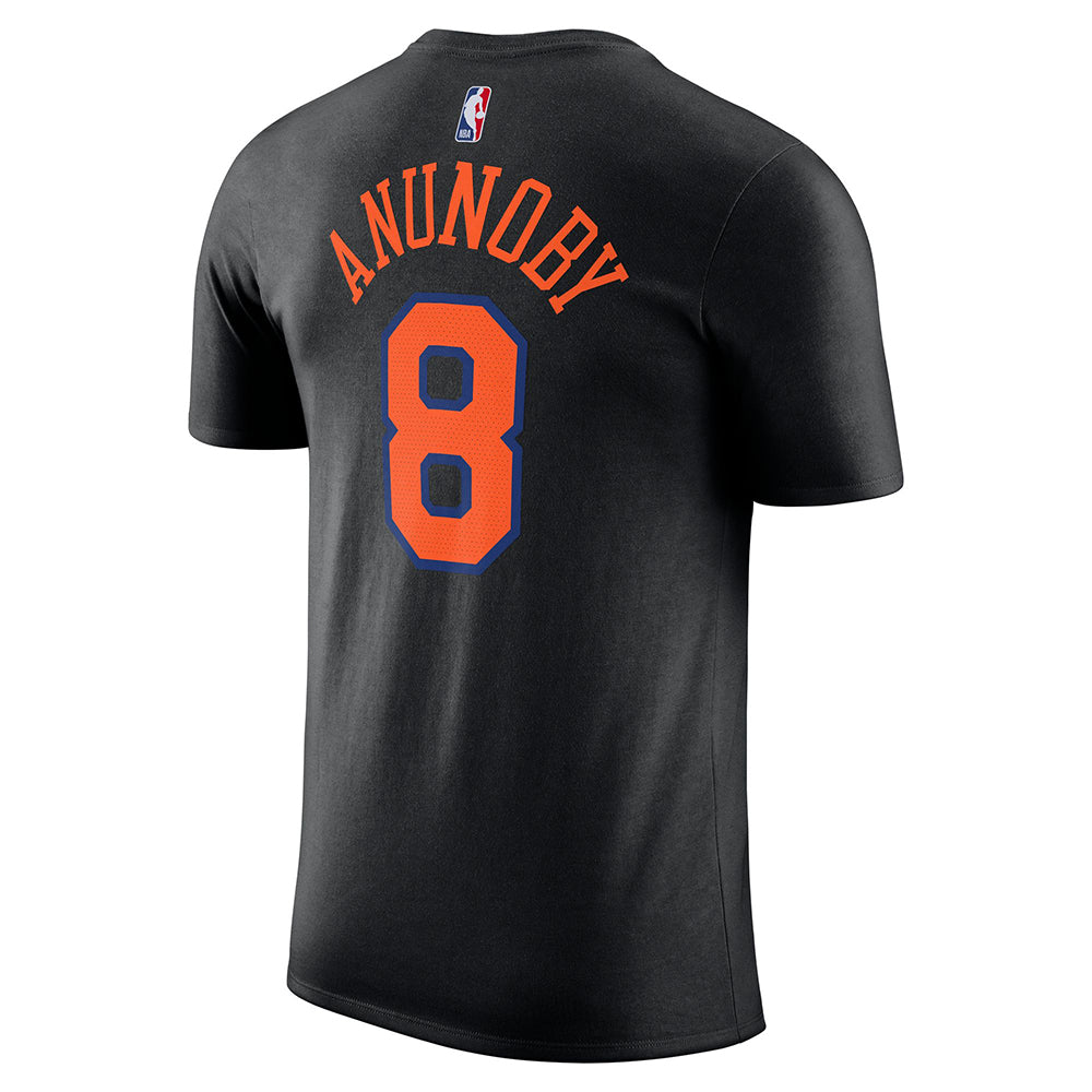 Nike new york knicks Anunoby Statement Ss Fan Apparel in Black Color