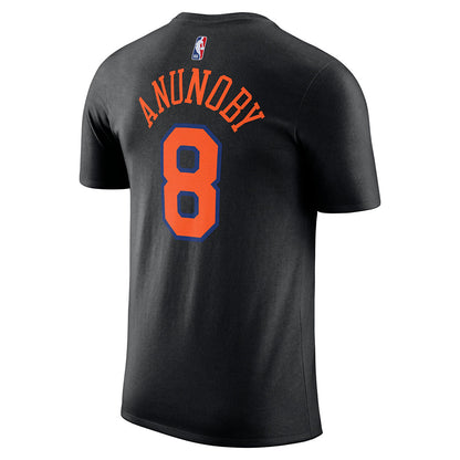 Nike new york knicks Anunoby Statement Ss Fan Apparel in Black Color