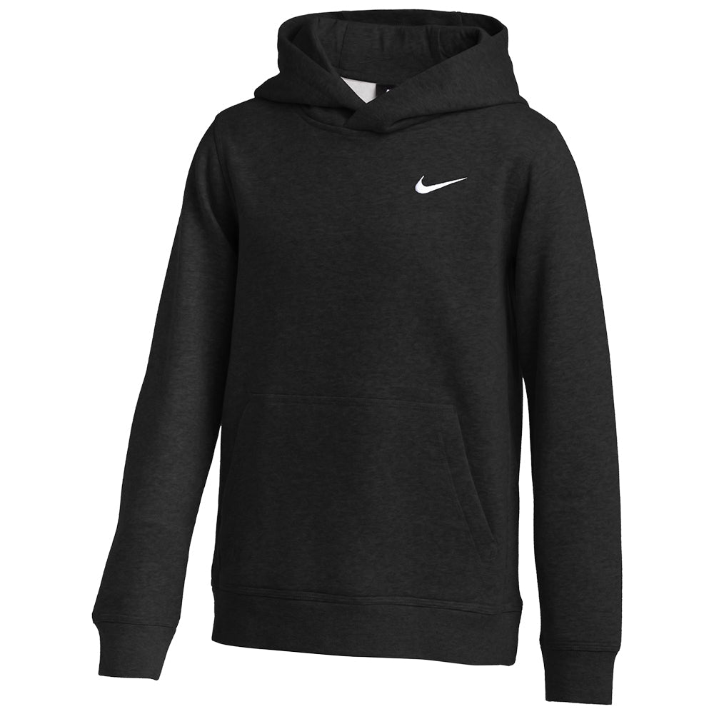 Nike Club Pu Hoodie Tops in Black Color