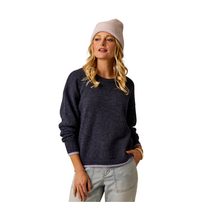 DRUE FUZZY SWEATER | 552-BLUE