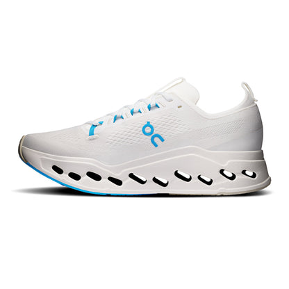 On M Cloudsurfer Max Running Shoes in White Color