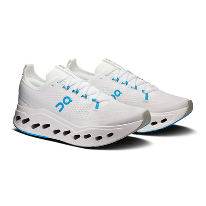 On M Cloudsurfer Max Running Shoes in White Color