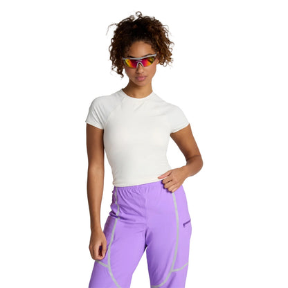 Seniq Oasis UV Protect Short Tops in White Color