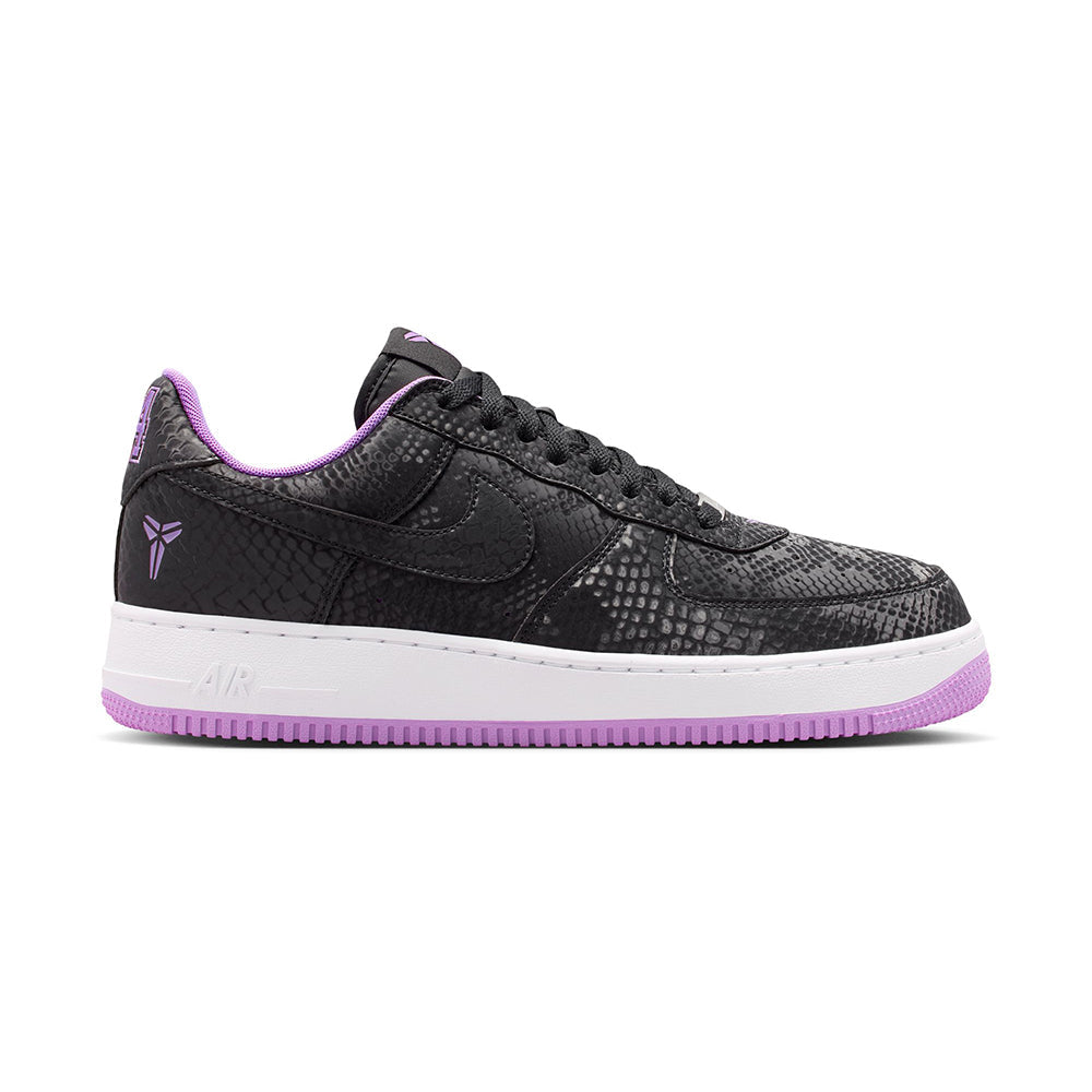 Nike Kobe Air Force 1 Low Sneakers in Black Color