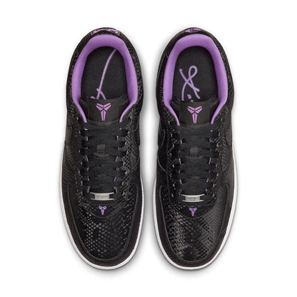 Nike Kobe Air Force 1 Low Sneakers in Black Color