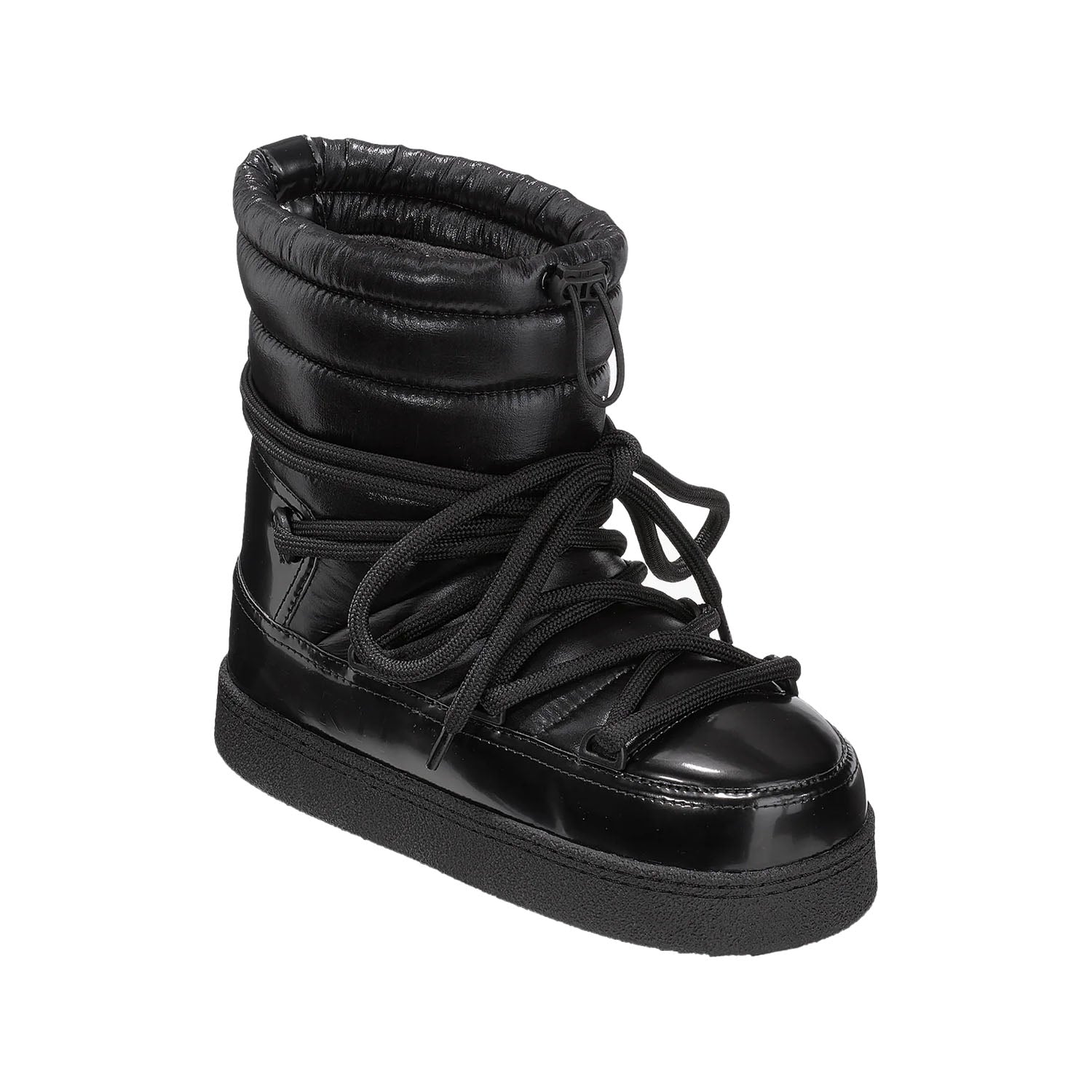 Inuikii Womens Mountain Gloss Boot | 000 BLACK – Paragon Sports
