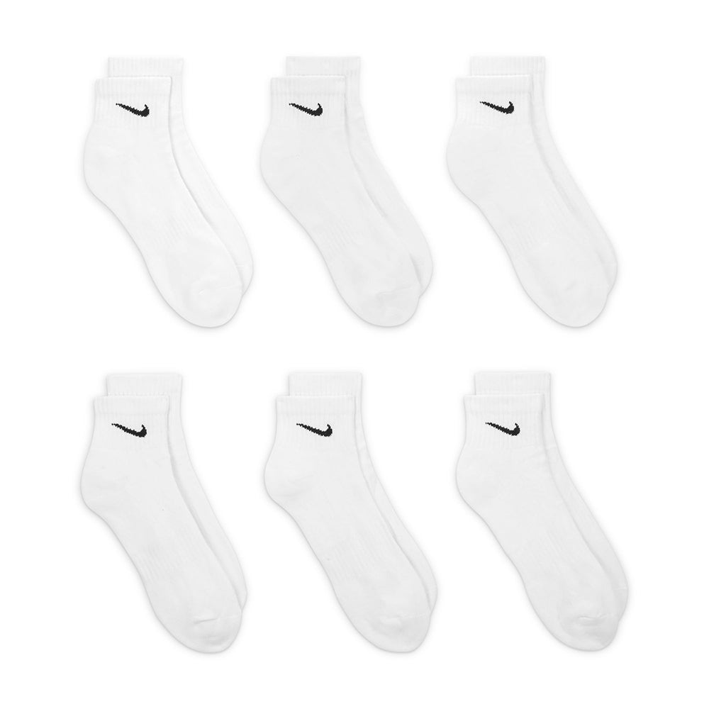6PK ED CUSHIONED SOCKS | 100-WHITE