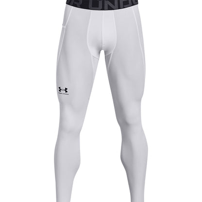 Under Armour Mens Hg Armour Legging Pants in White Color