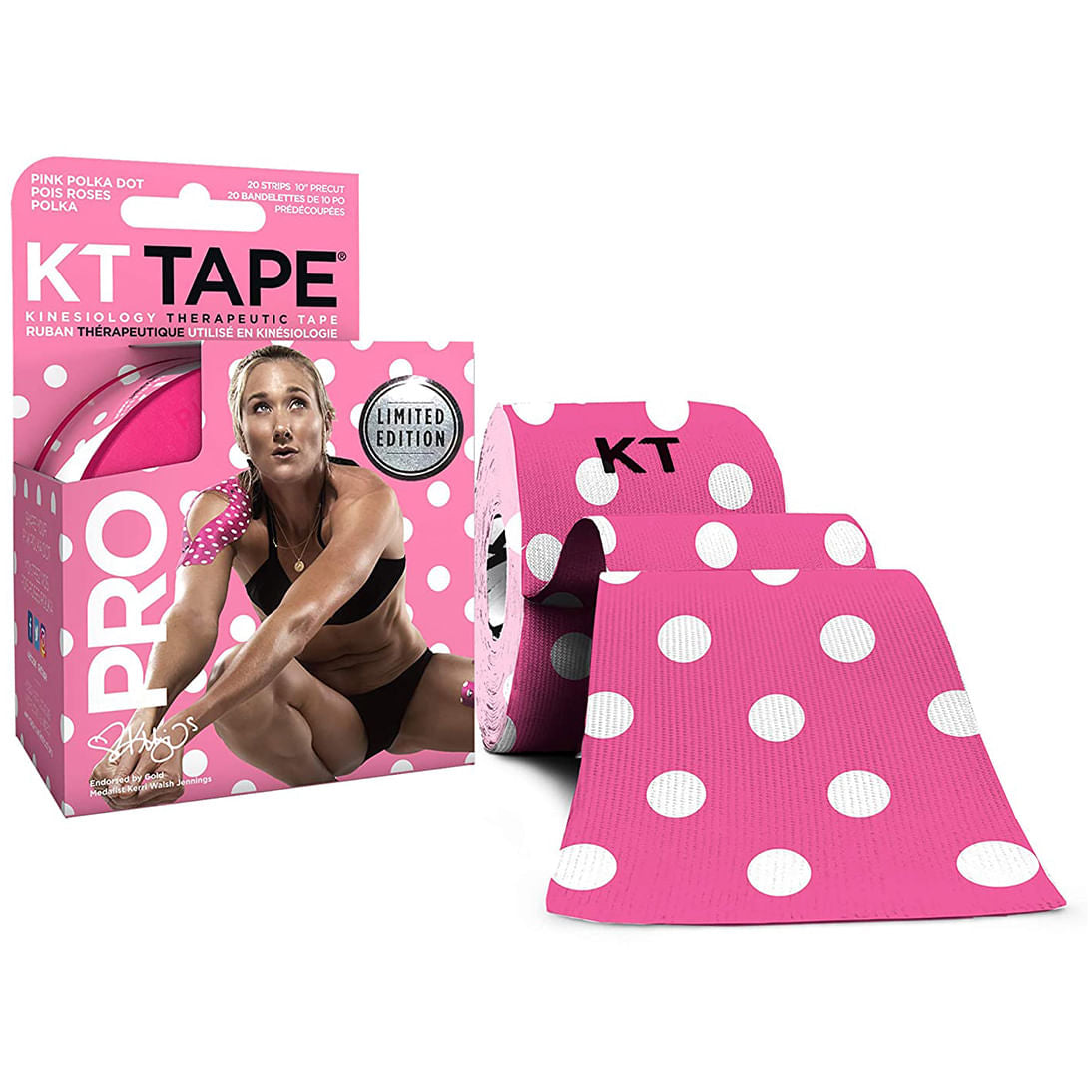 KT TAPE PRO 20 P.STRIPS | HERO PINK