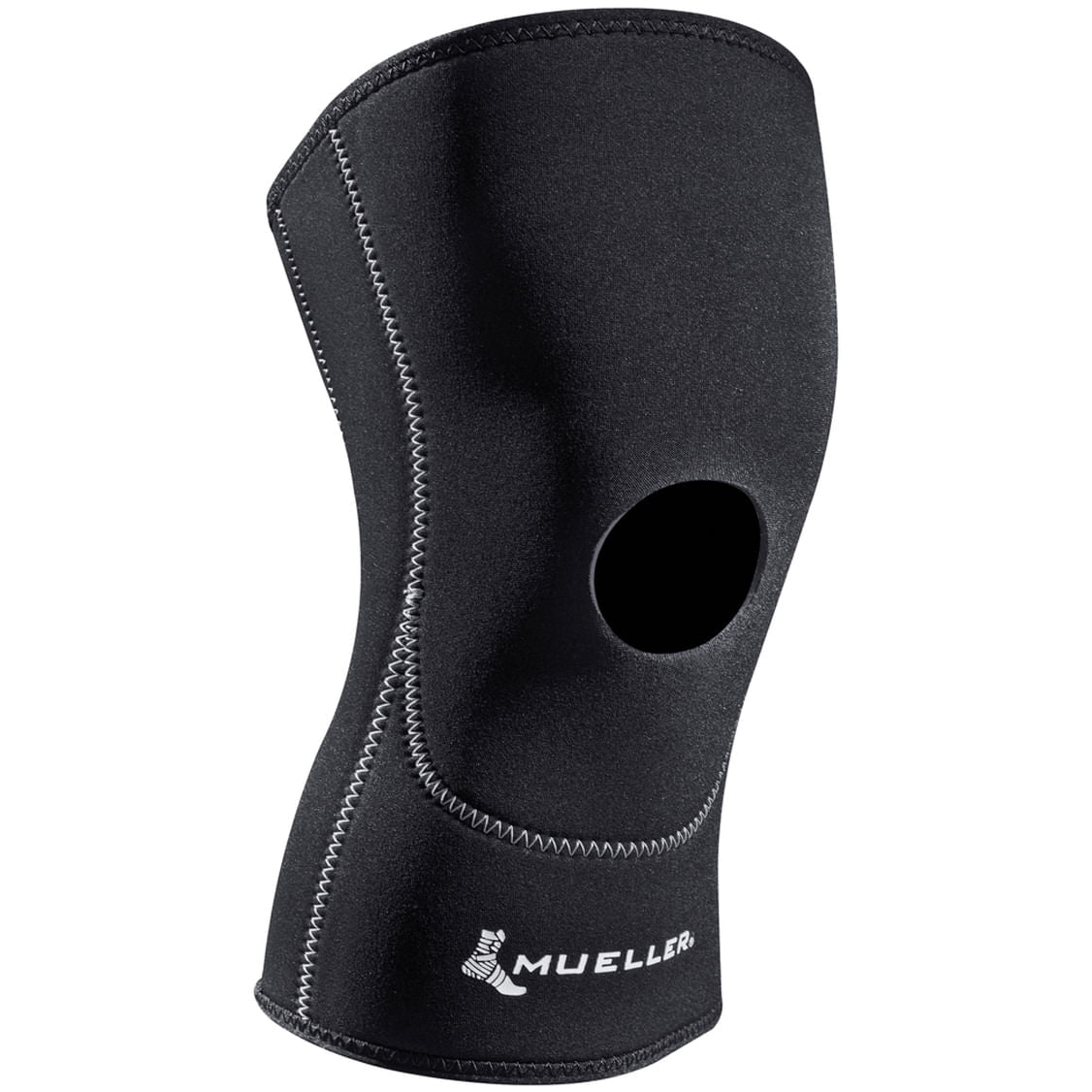 Mueller Open Patella Knee Sleeve Joint Braces in Black Color