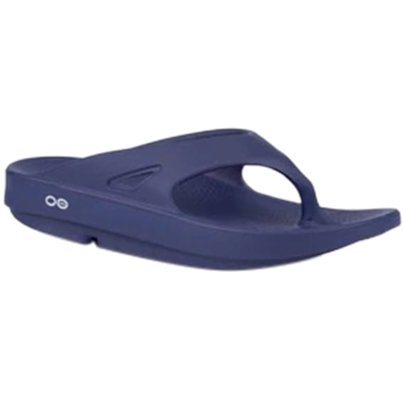 Oofos Unisex Oofos Thong Sandals Footwear Accessories in Blue Color