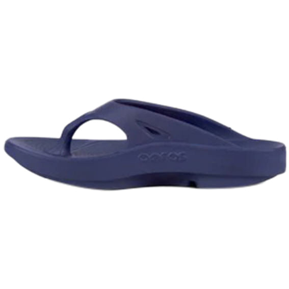 Oofos Unisex Oofos Thong Sandals Footwear Accessories in Blue Color